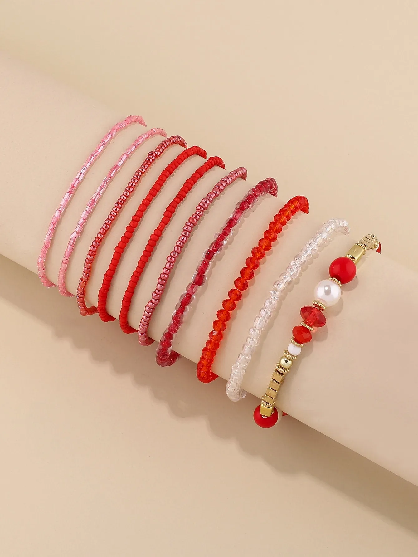 10pcs Beaded Bracelet