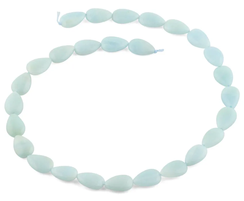 10x15MM Amazonite Drop Gemstone Beads