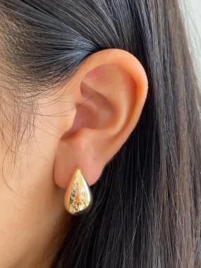 14K Gold Pear Drop Earrings