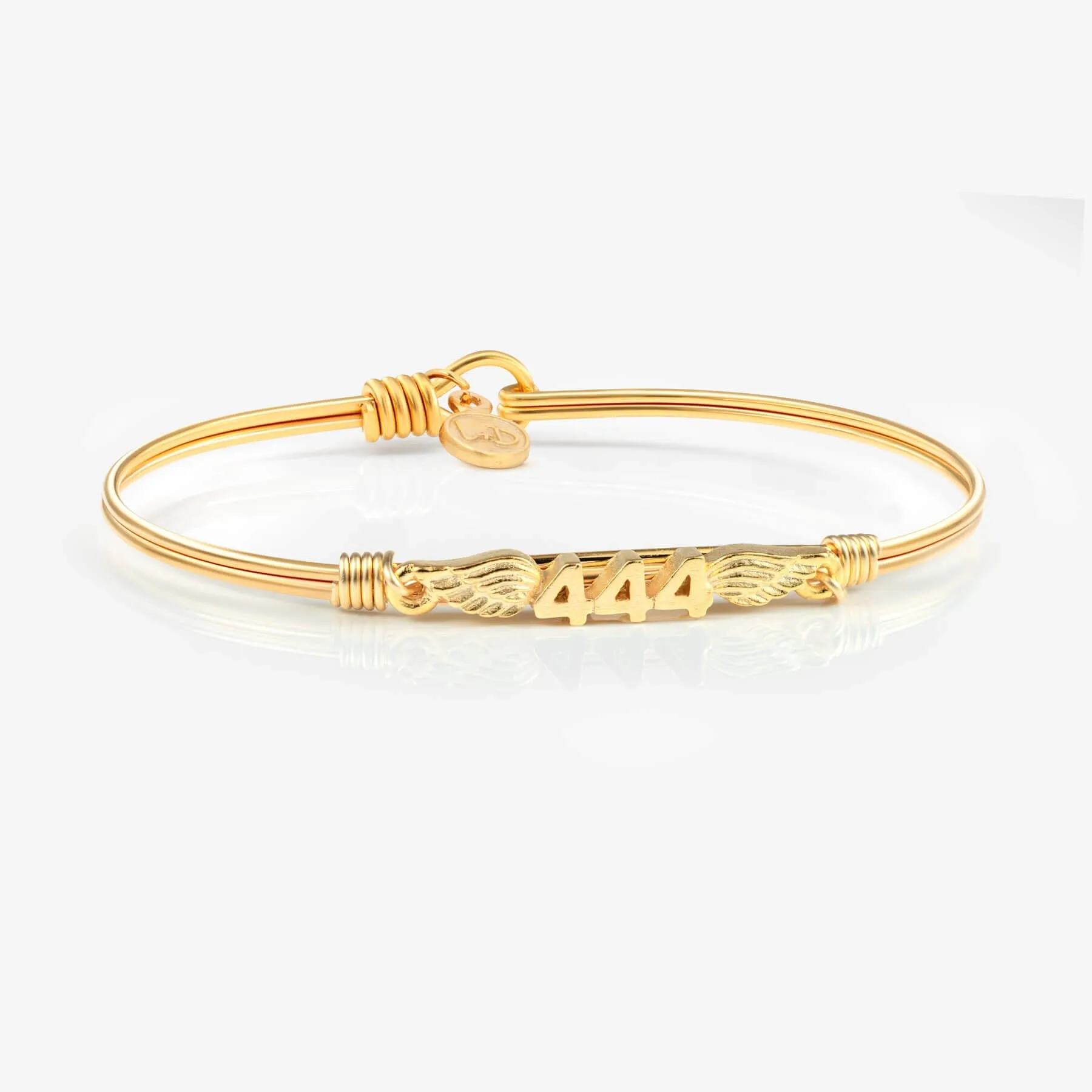 444-ANGEL NUMBERS BANGLE BRACELET