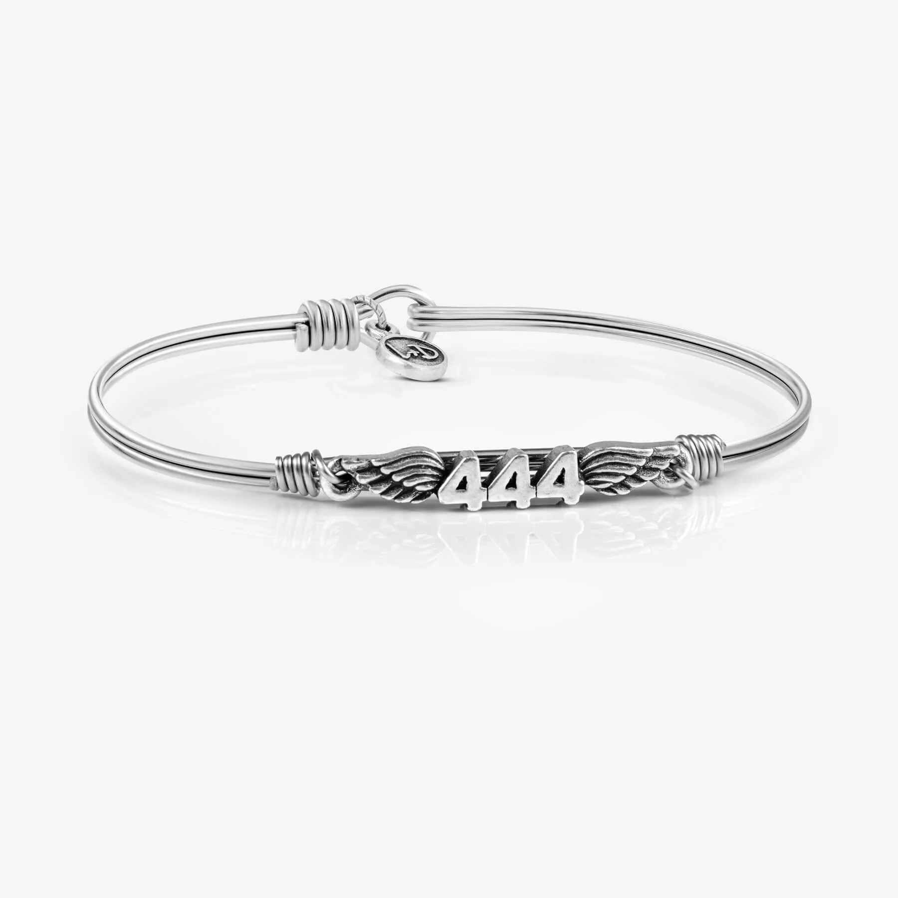 444-ANGEL NUMBERS BANGLE BRACELET