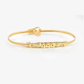 444-ANGEL NUMBERS BANGLE BRACELET