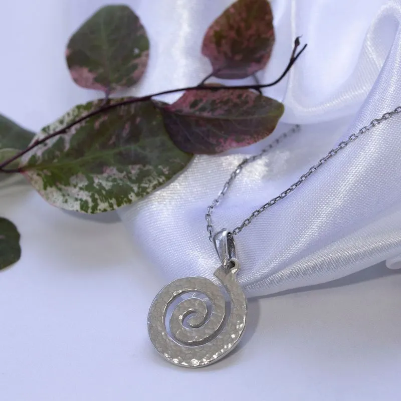 925 Silver Spiral Pendant