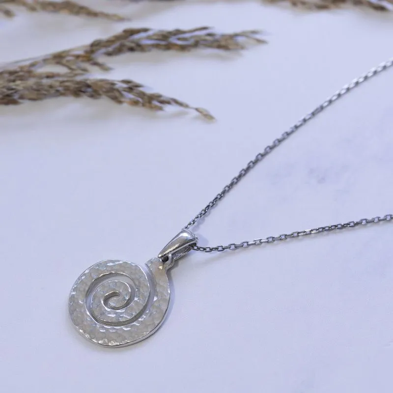 925 Silver Spiral Pendant