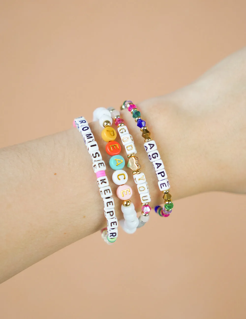 Agape Letter Bracelet