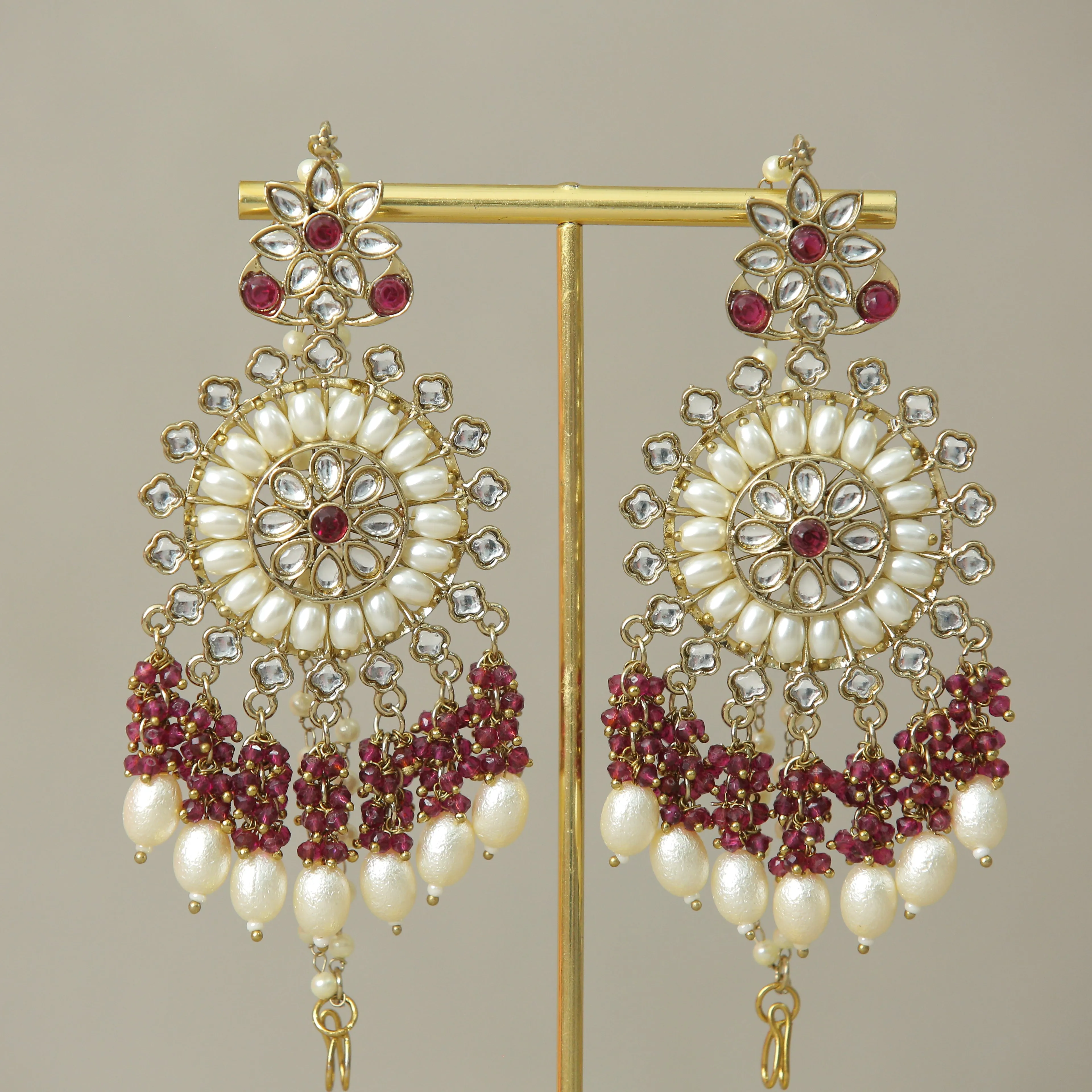 Ahana Kundan Earrings