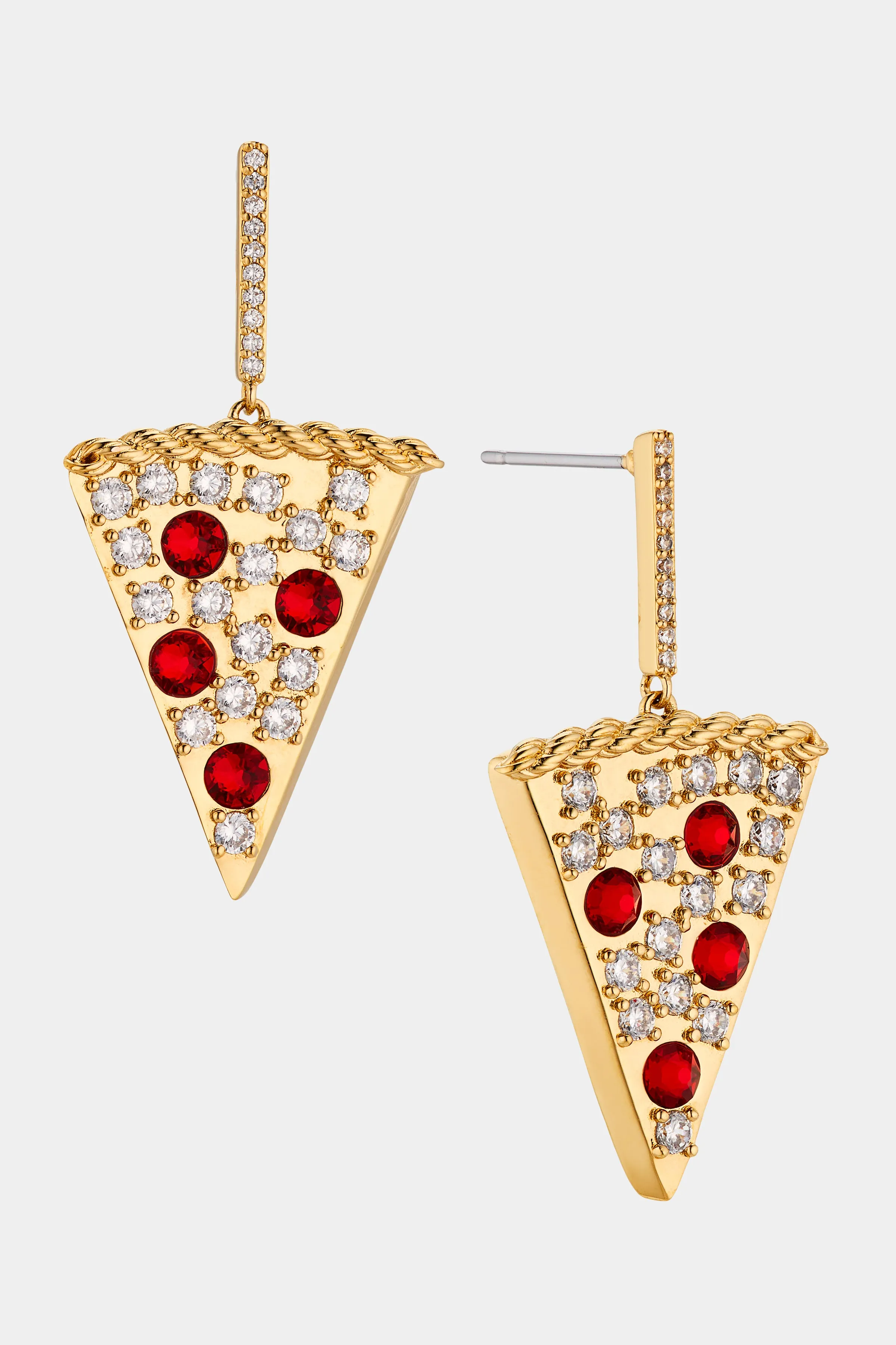 AJOA FOODIE PIZZA DROP EARRINGS