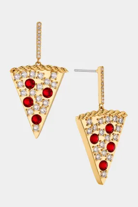 AJOA FOODIE PIZZA DROP EARRINGS