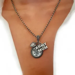 Army Mom Jewelry Gift Necklace Keychain