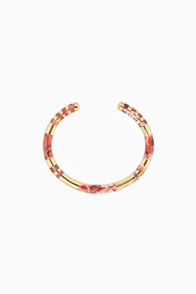 Aurelie Bidermann Positano Bangle - Tie Dye Terracotta