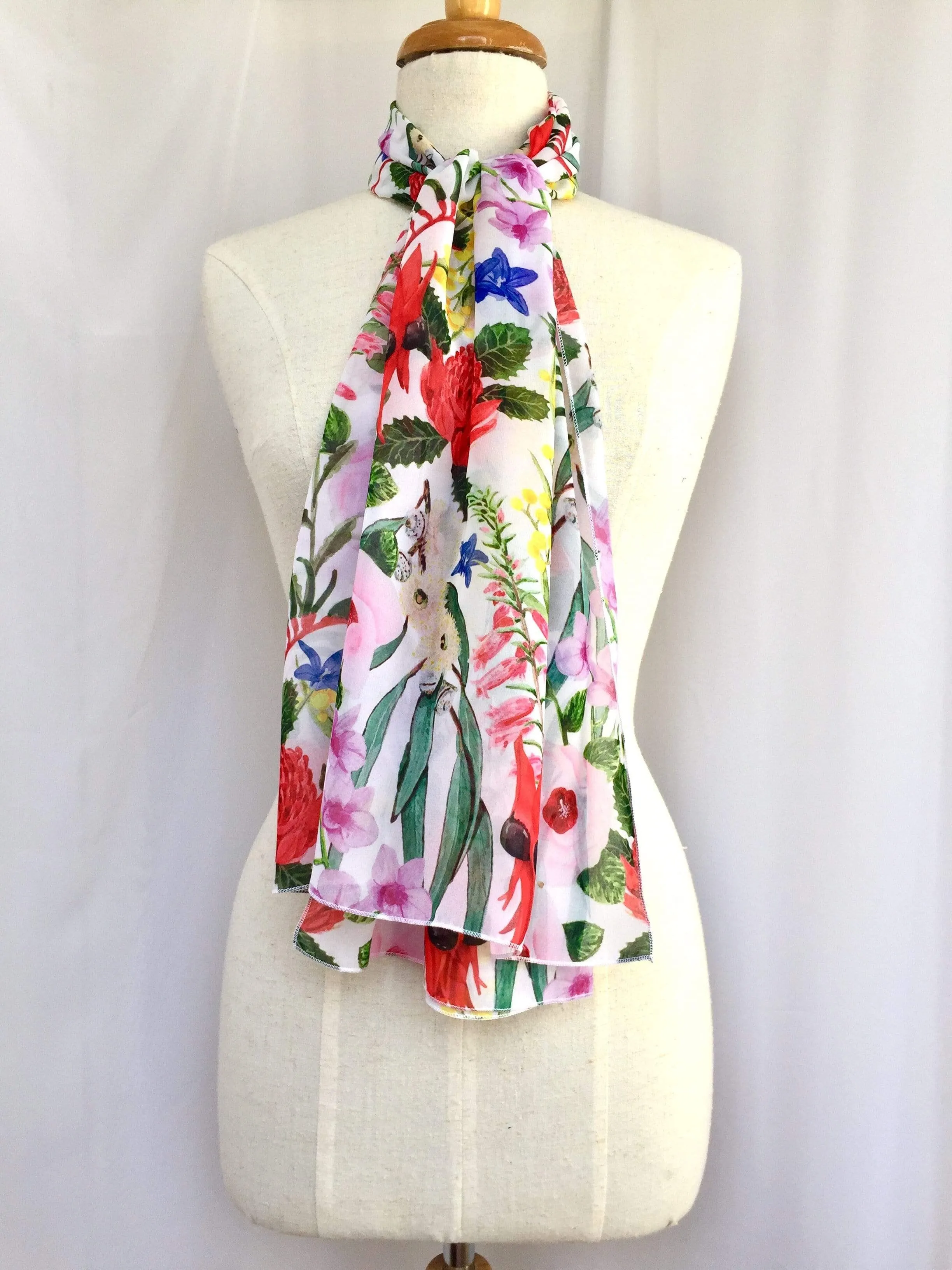 Australian Floral Emblems Scarf