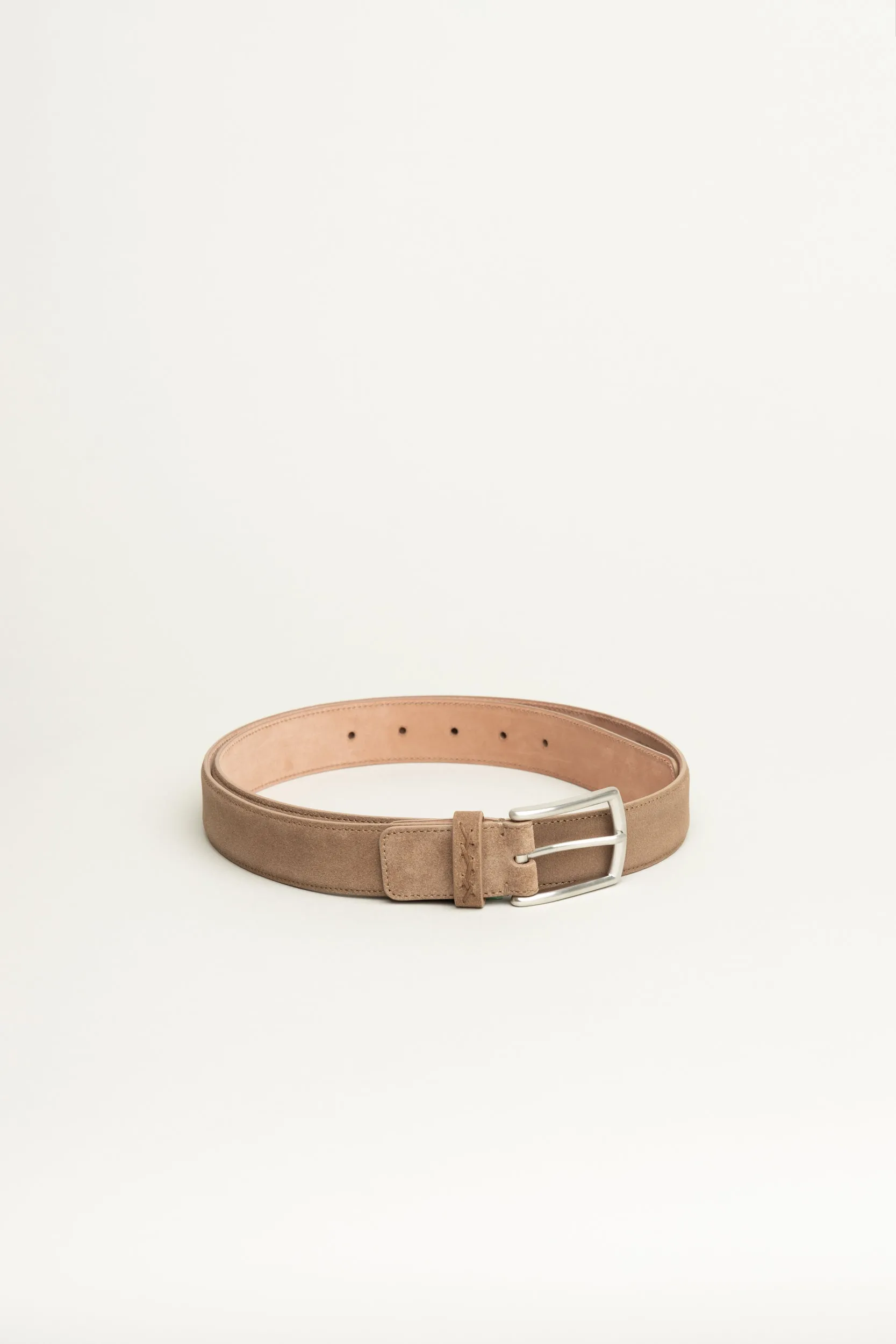 Beige Suede Belt