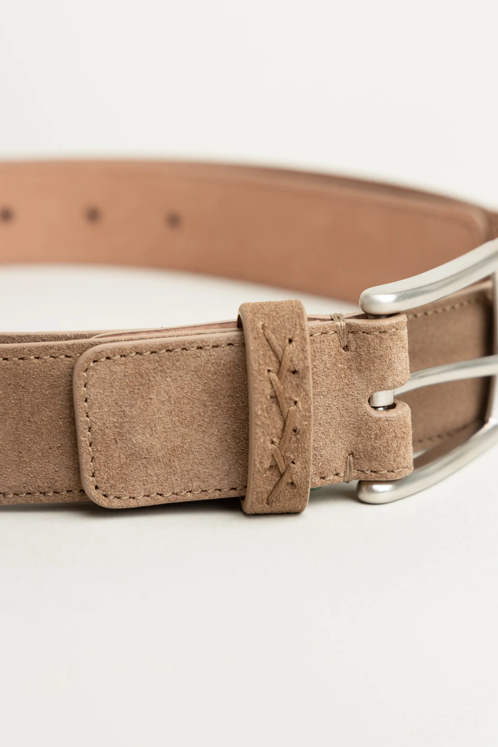 Beige Suede Belt