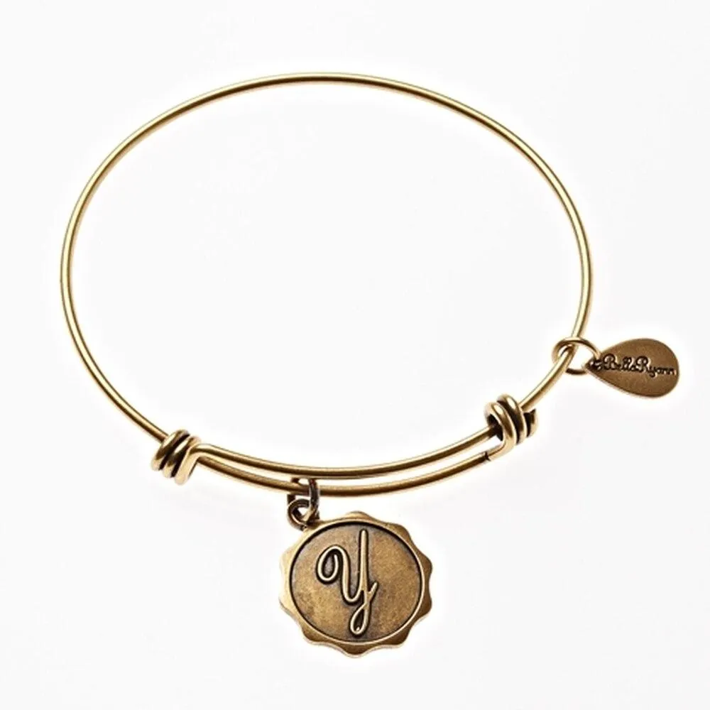 Bella Ryann Bangle Bracelet - Letter Y