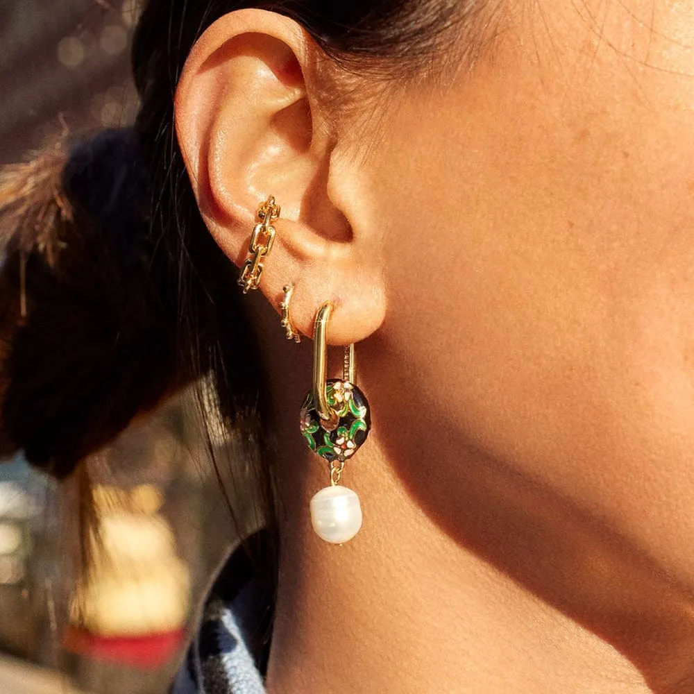 Boho Enamel Pearl Drop Earrings - 20 Styles