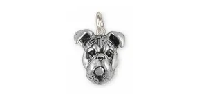 Boxer Jewelry Sterling Silver Handmade Boxer Charm BD32-C