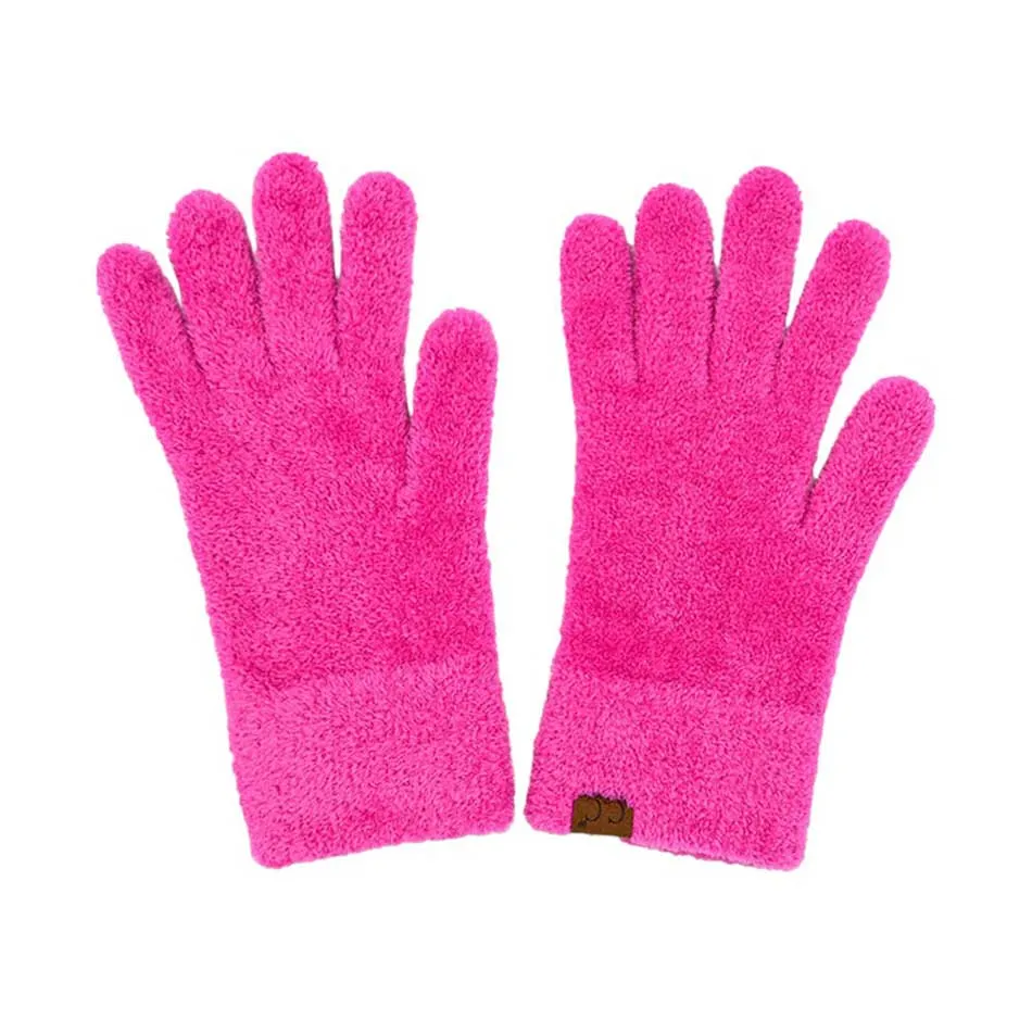 C.C Plush Terry Chenille Gloves