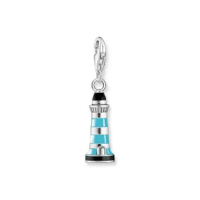 Charm Pendant lighthouse silver