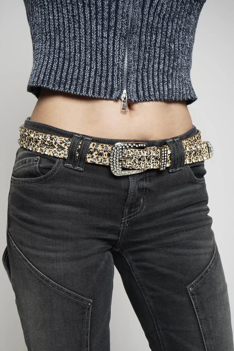 Cheetah Glitz Belt