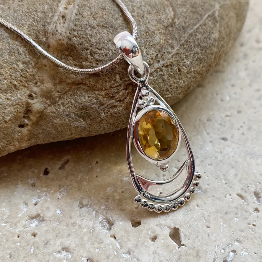 Citrine Pendant - Niki