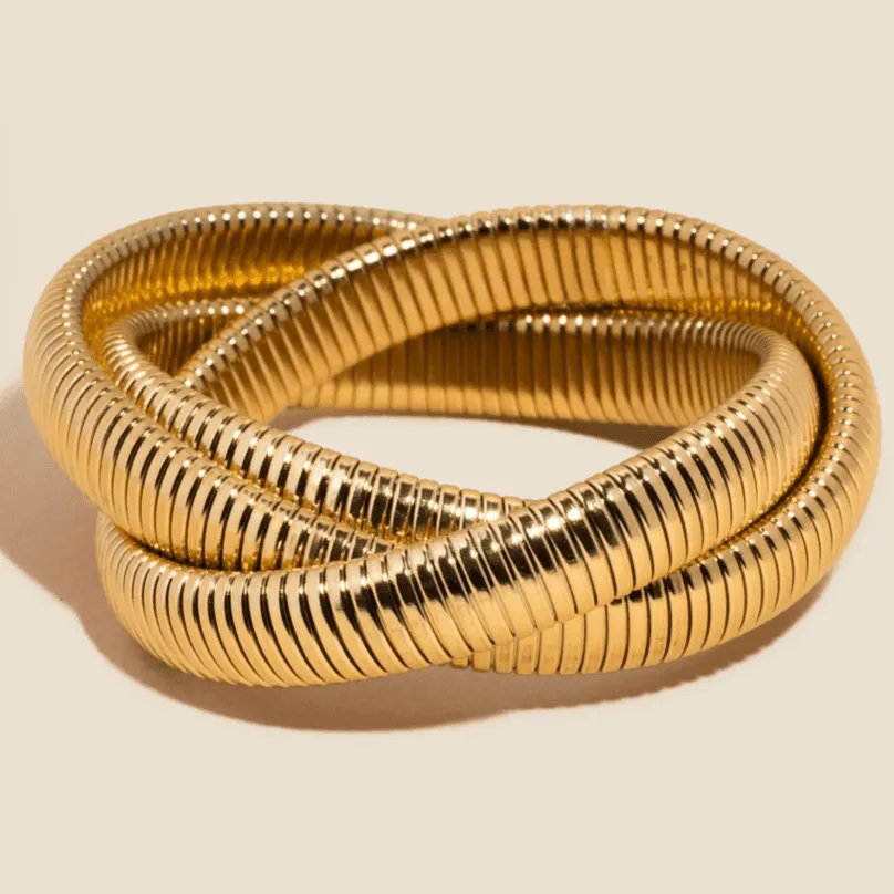 Cobra Triple Stretch Bangle Bracelete