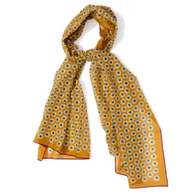 Cotton/Silk Daisy Print Scarf