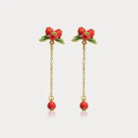 Cranberry Earrings