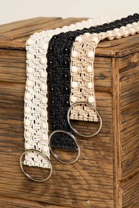 Crochet Beaded Belt