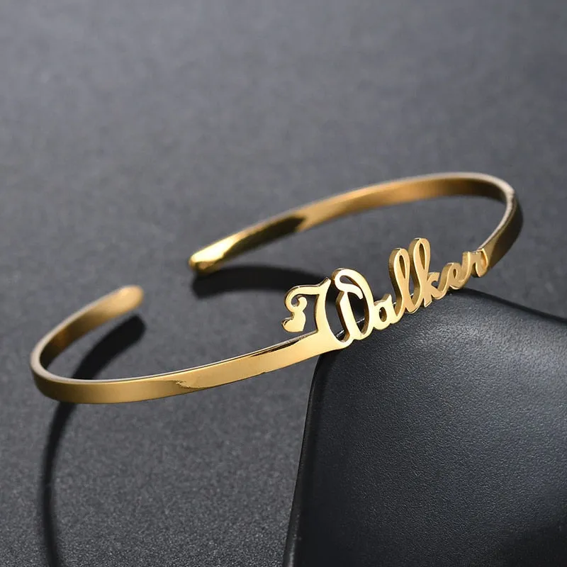 Customized Name Cuff Bangle Cartier Bracelet