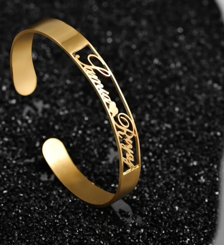 Customized Name Cuff Bangle Cartier Bracelet