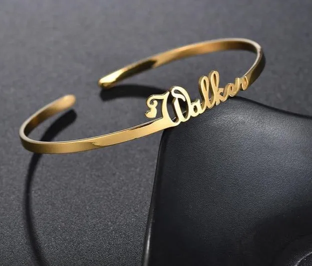 Customized Name Cuff Bangle Cartier Bracelet