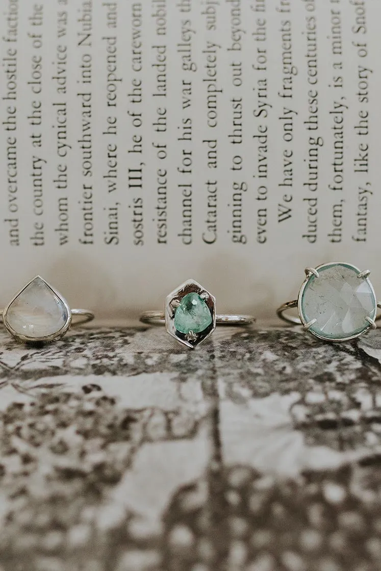 Dew Drop Ring - Moonstone