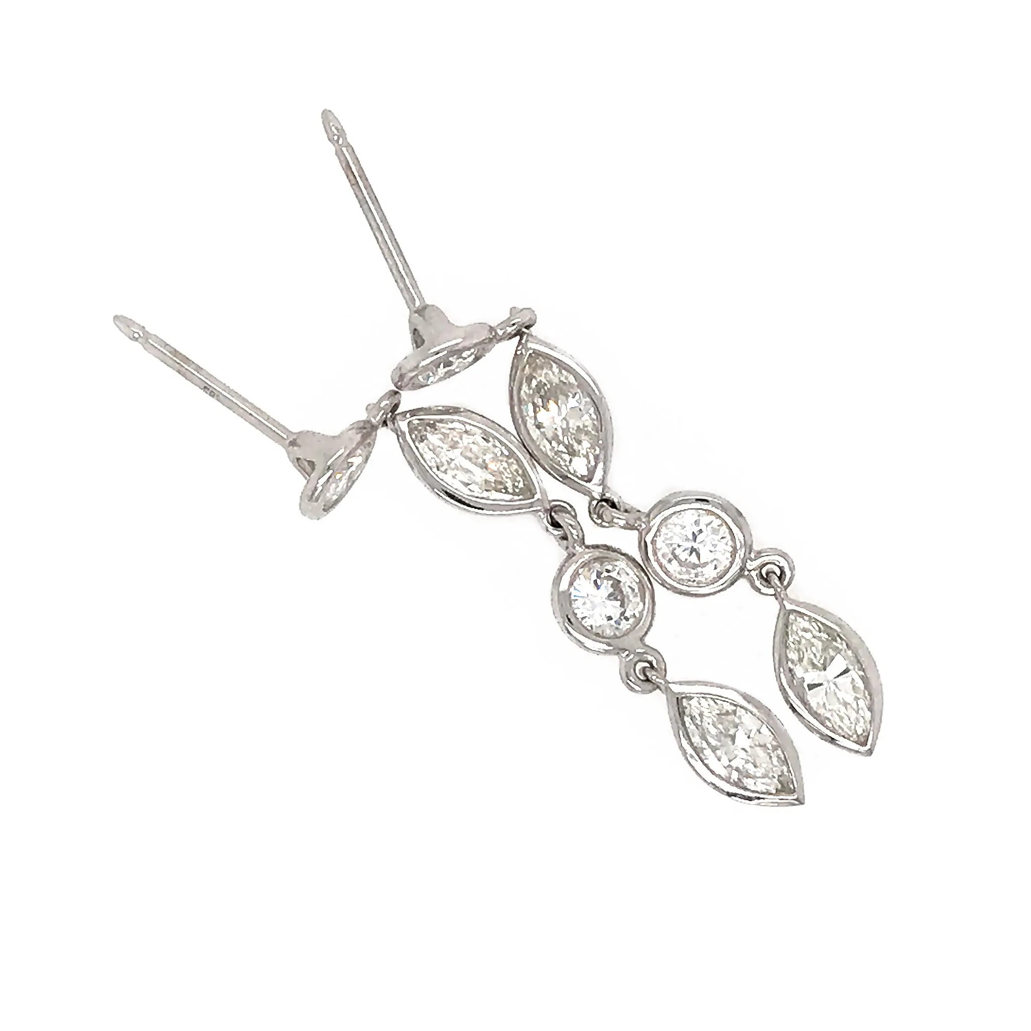 Diamond Drop Earrings