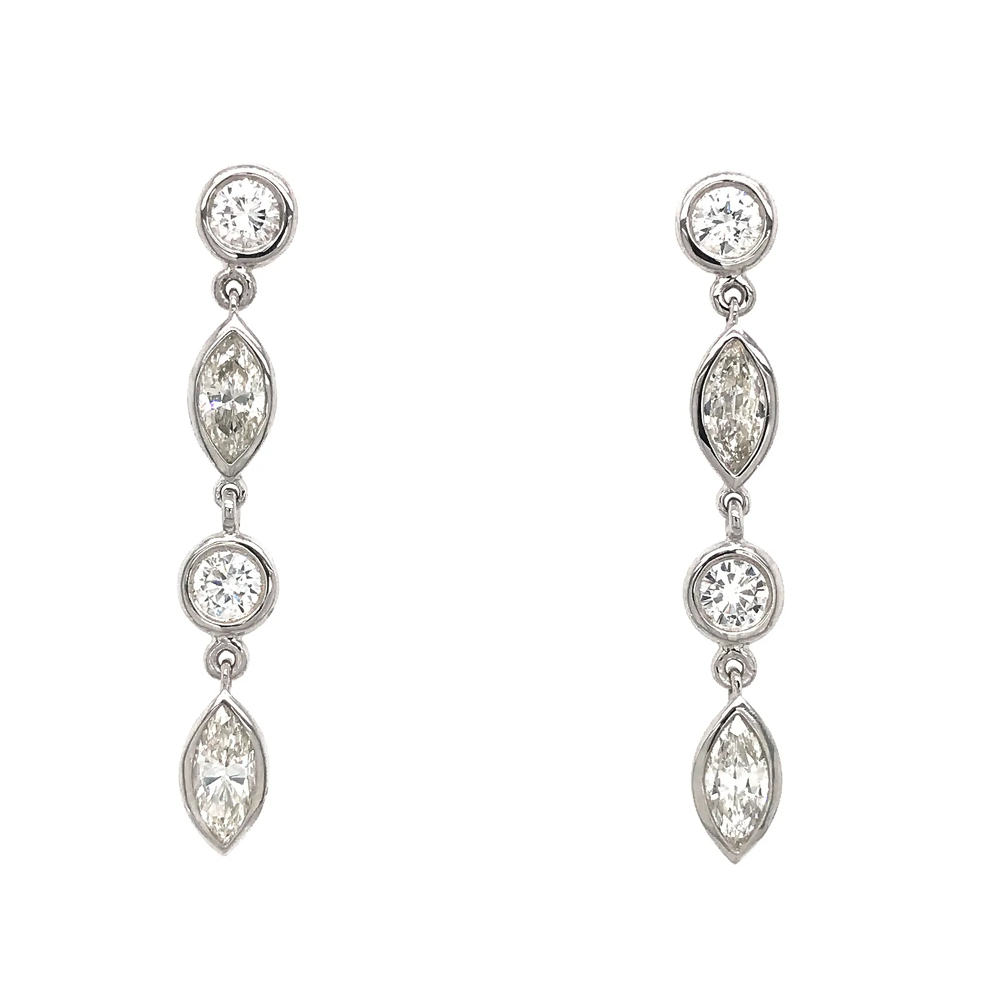 Diamond Drop Earrings