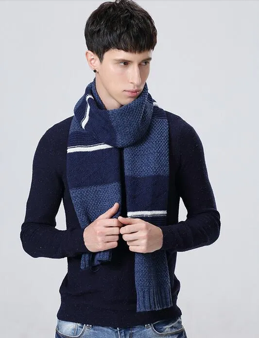 DOTAIN  WY03 Plaid Scarf for Men