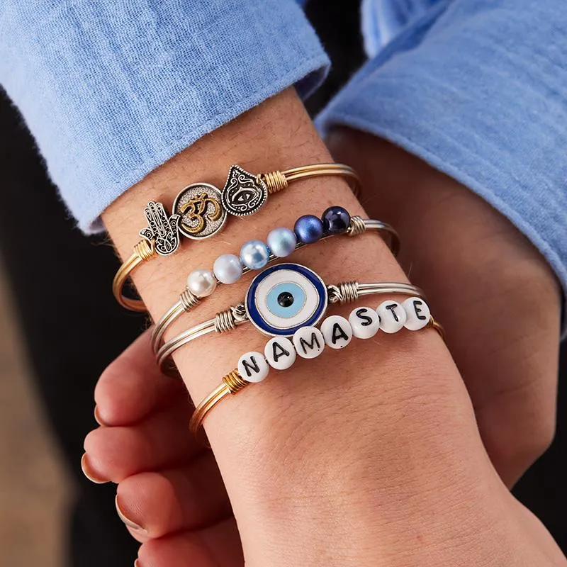 Evil Eye Amulet Bangle Bracelet