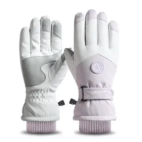 Fleece Cold And Windproof Electric Vehicle Gloves