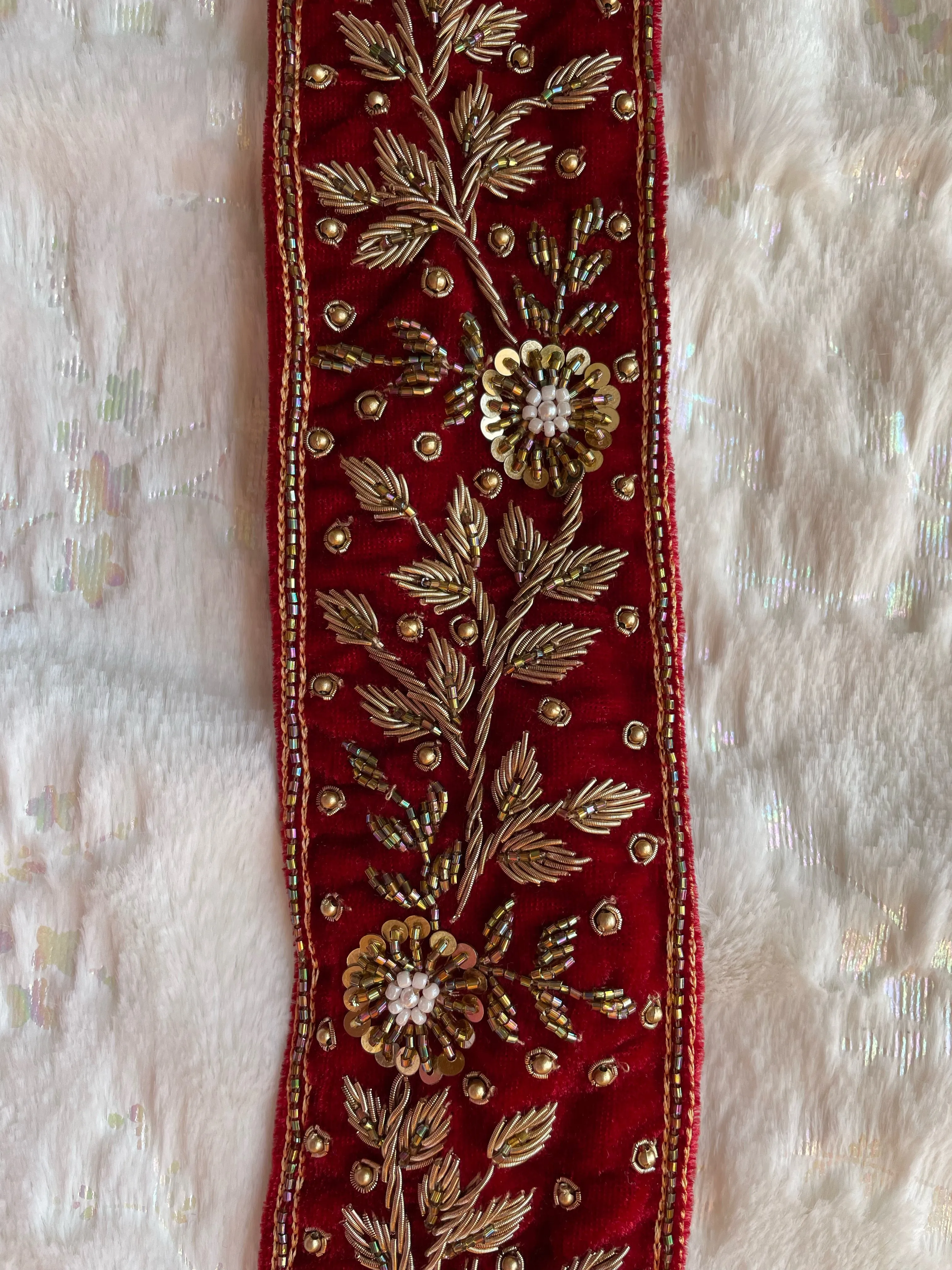 Floral Zardozi Waist Belt