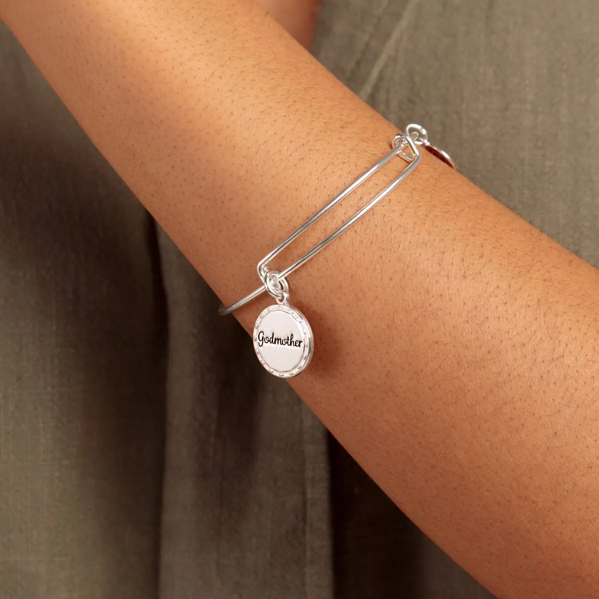 Godmother, 'My Guardian Angel' Charm Bangle