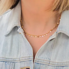 Gold Dot Necklace