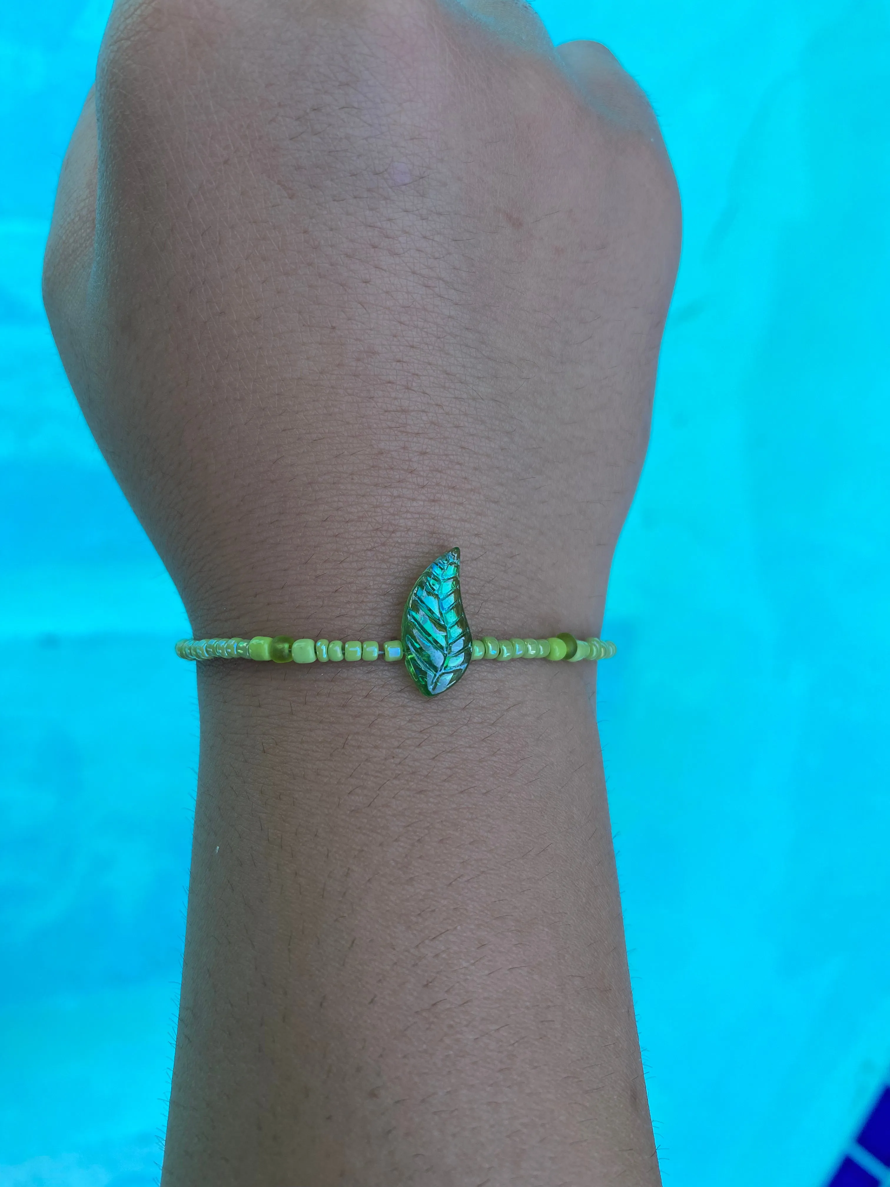 Green Leaf Bracelet