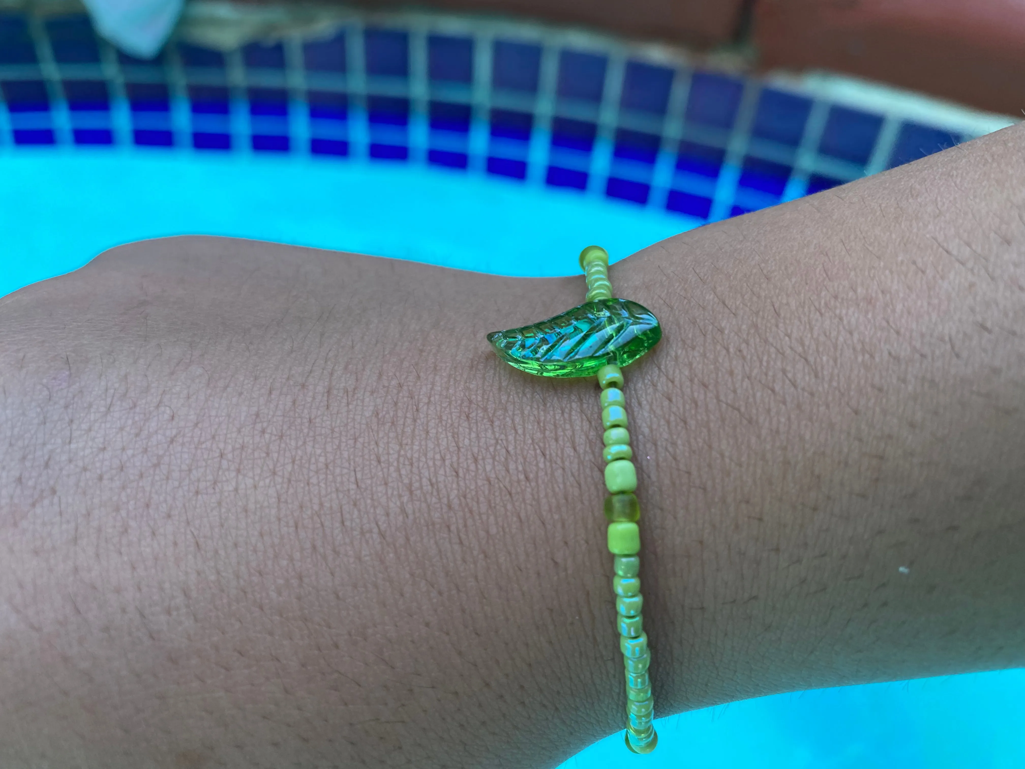 Green Leaf Bracelet