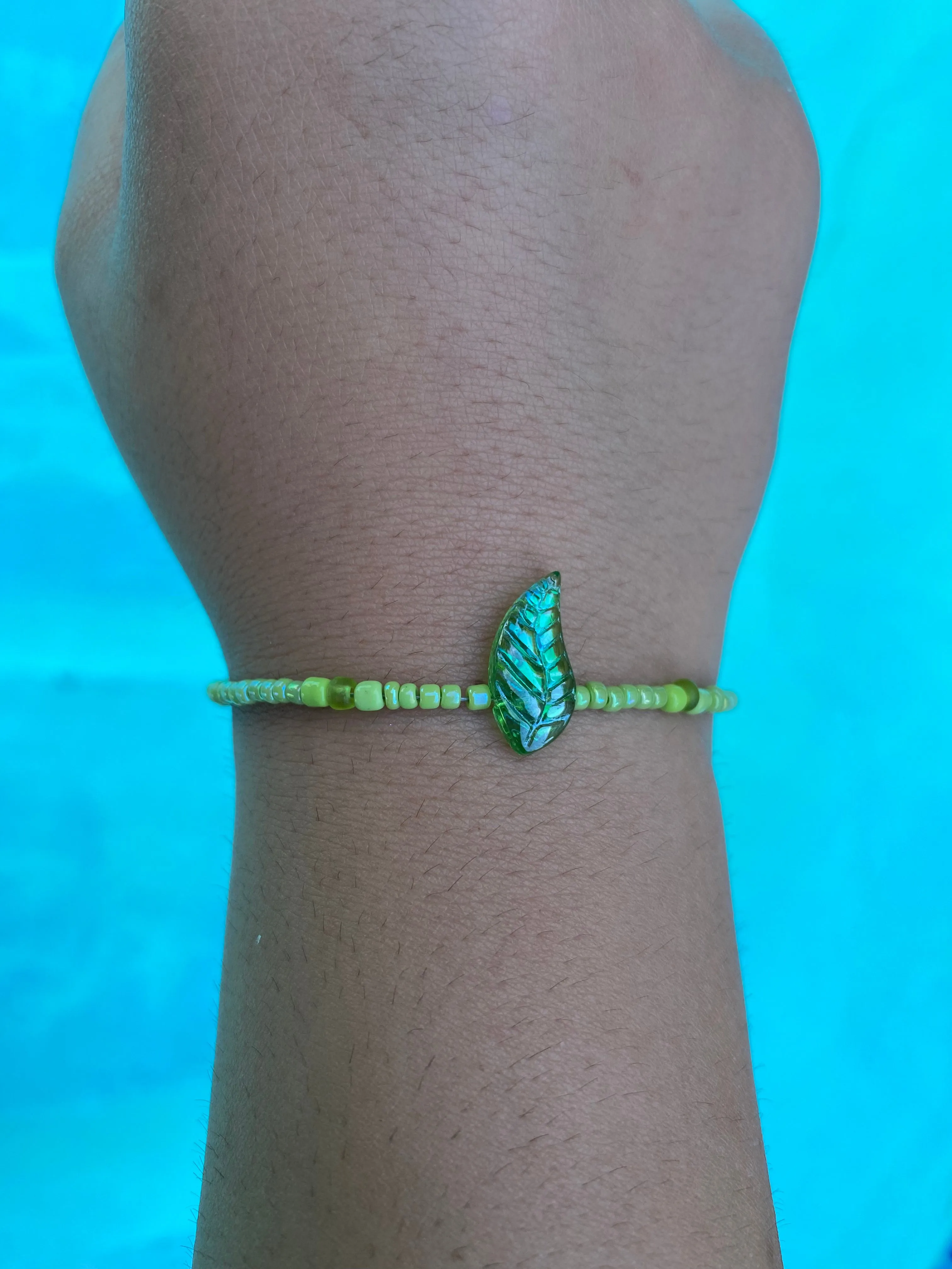 Green Leaf Bracelet