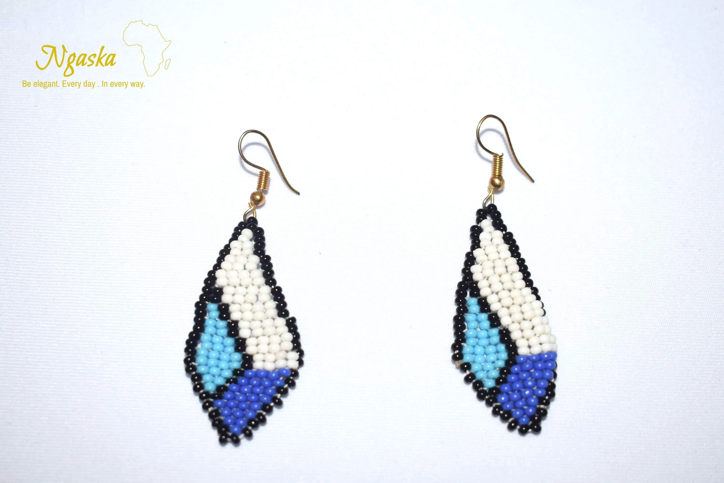 Hasina: African Ankara, Ethnic Style Handmade Earrings, Exotic Jewelry