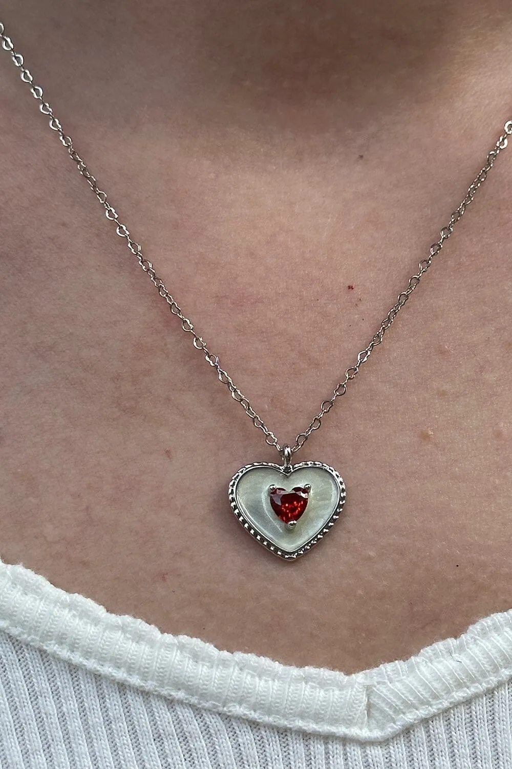 Heart Gem Necklace