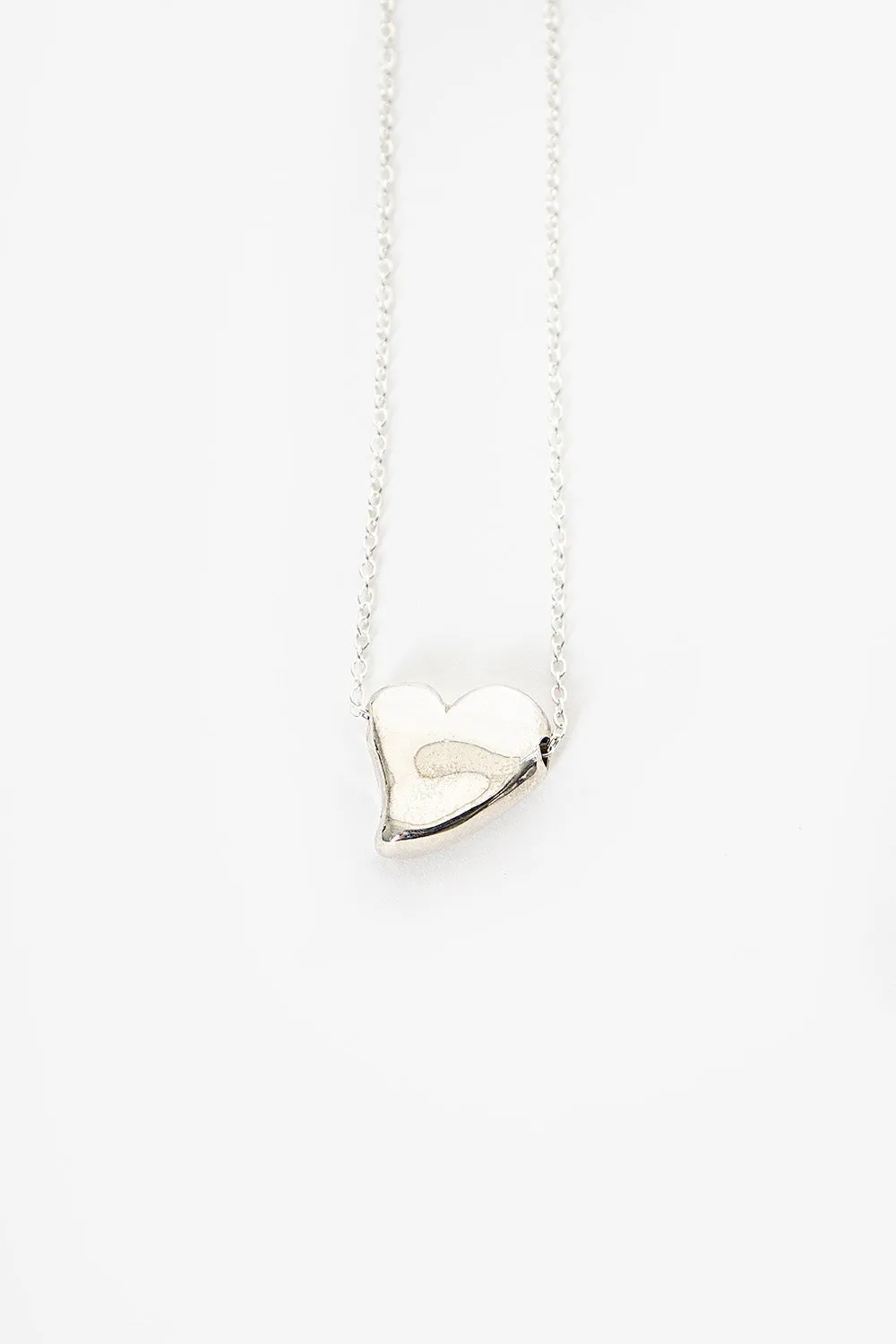 Heart Silver Necklace