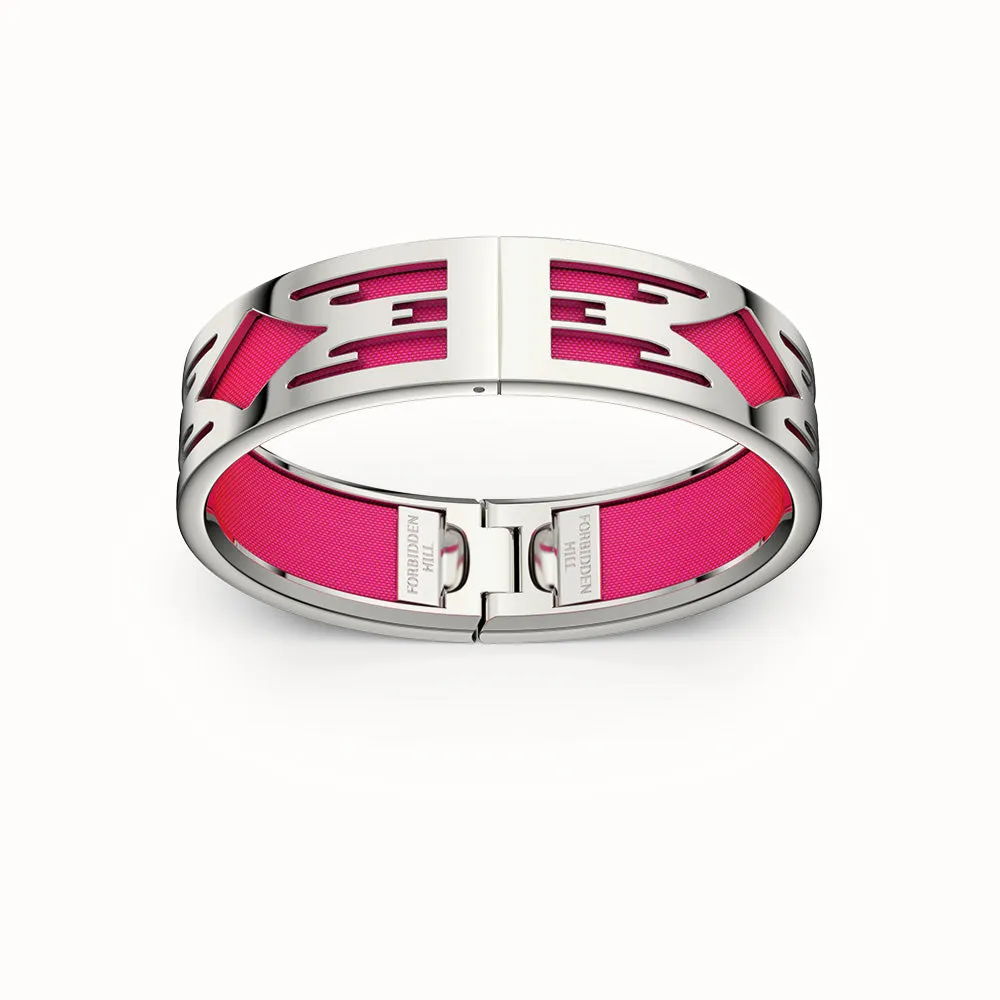 Ikat Bangle - Dragonfruit Pink