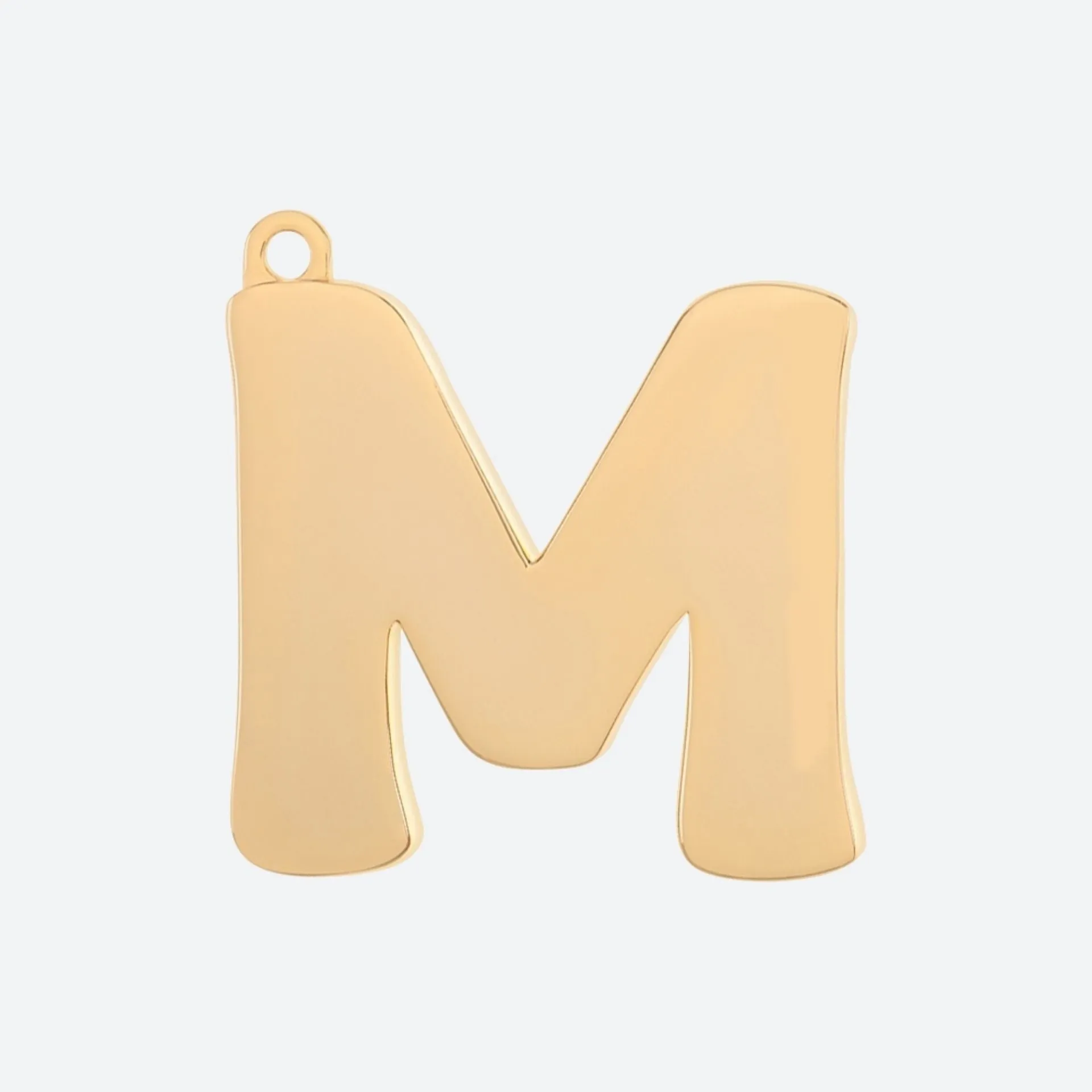 Initial Letter Jewelry Tag - M