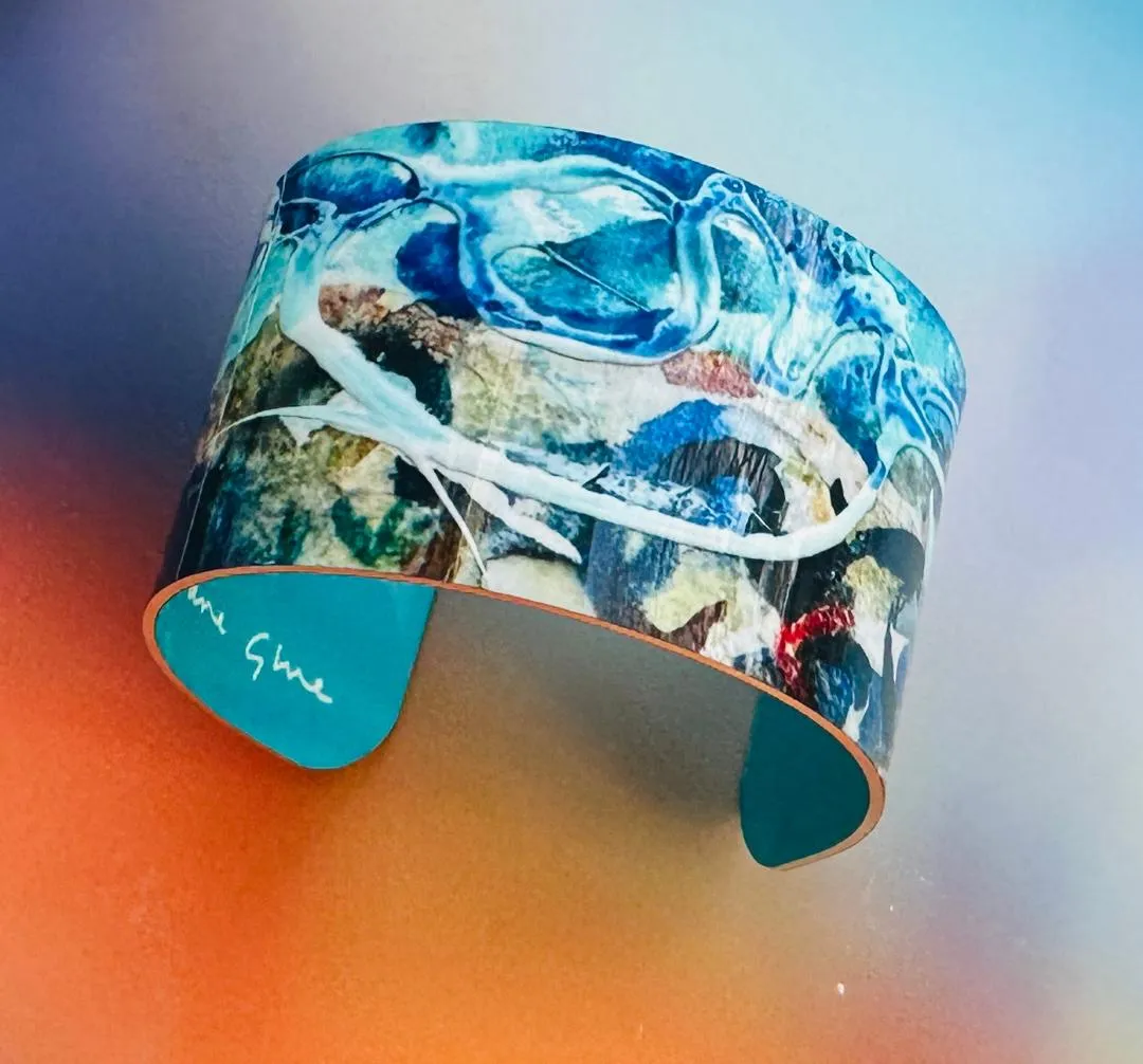 Jane Glue "Shorelines" Cuff Bangle