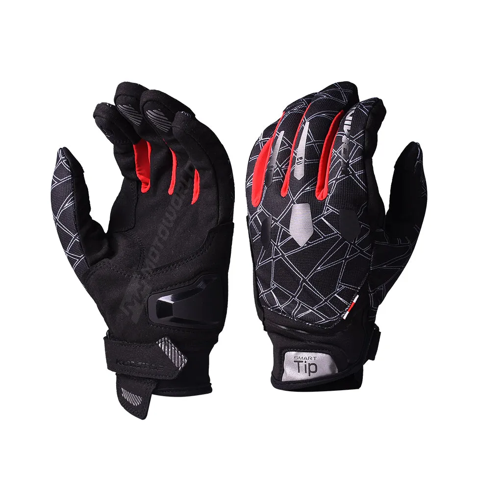 Komine GK-226 Stretch Mesh Motorcycle Gloves - Breathable & Flexible